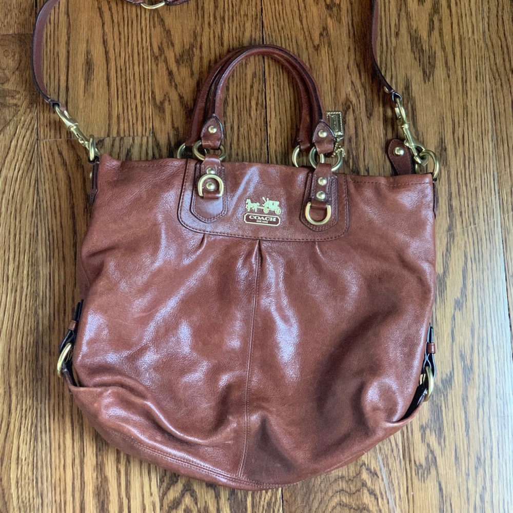 Beautiful leather Coach bag